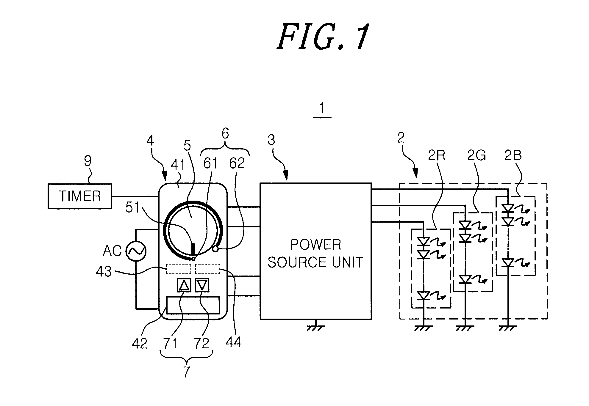 Illumination controller and illumination system including same