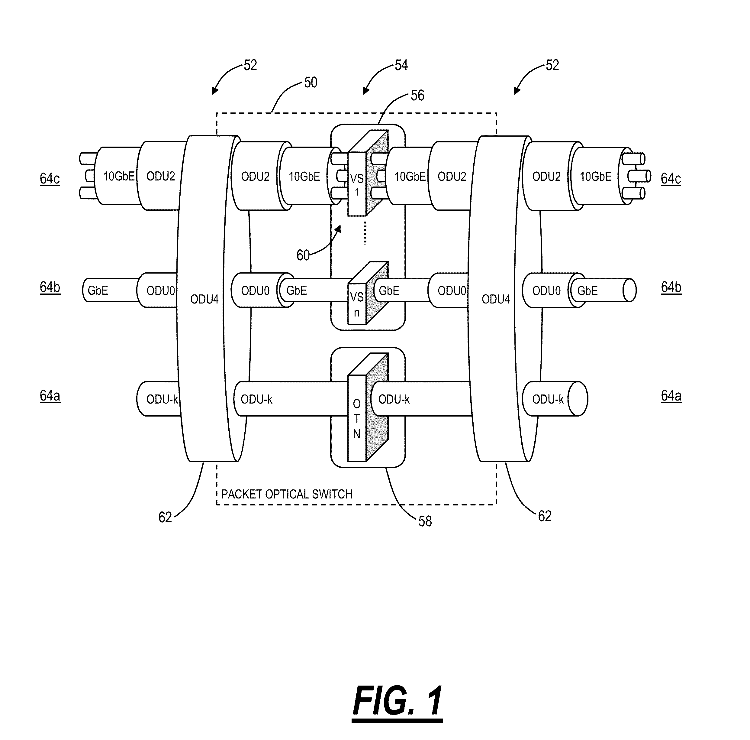 Hybrid packet-optical private network systems and methods