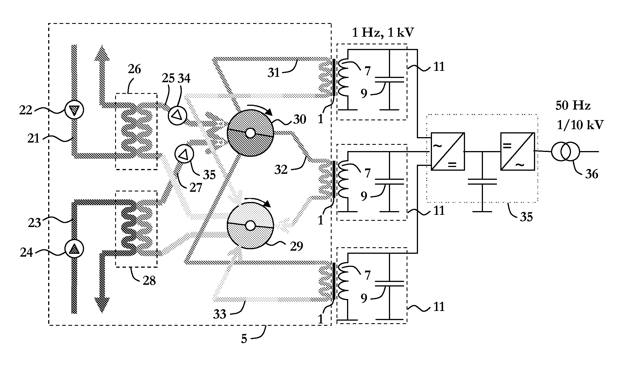 Thermoelectric generator and method of generating electricity