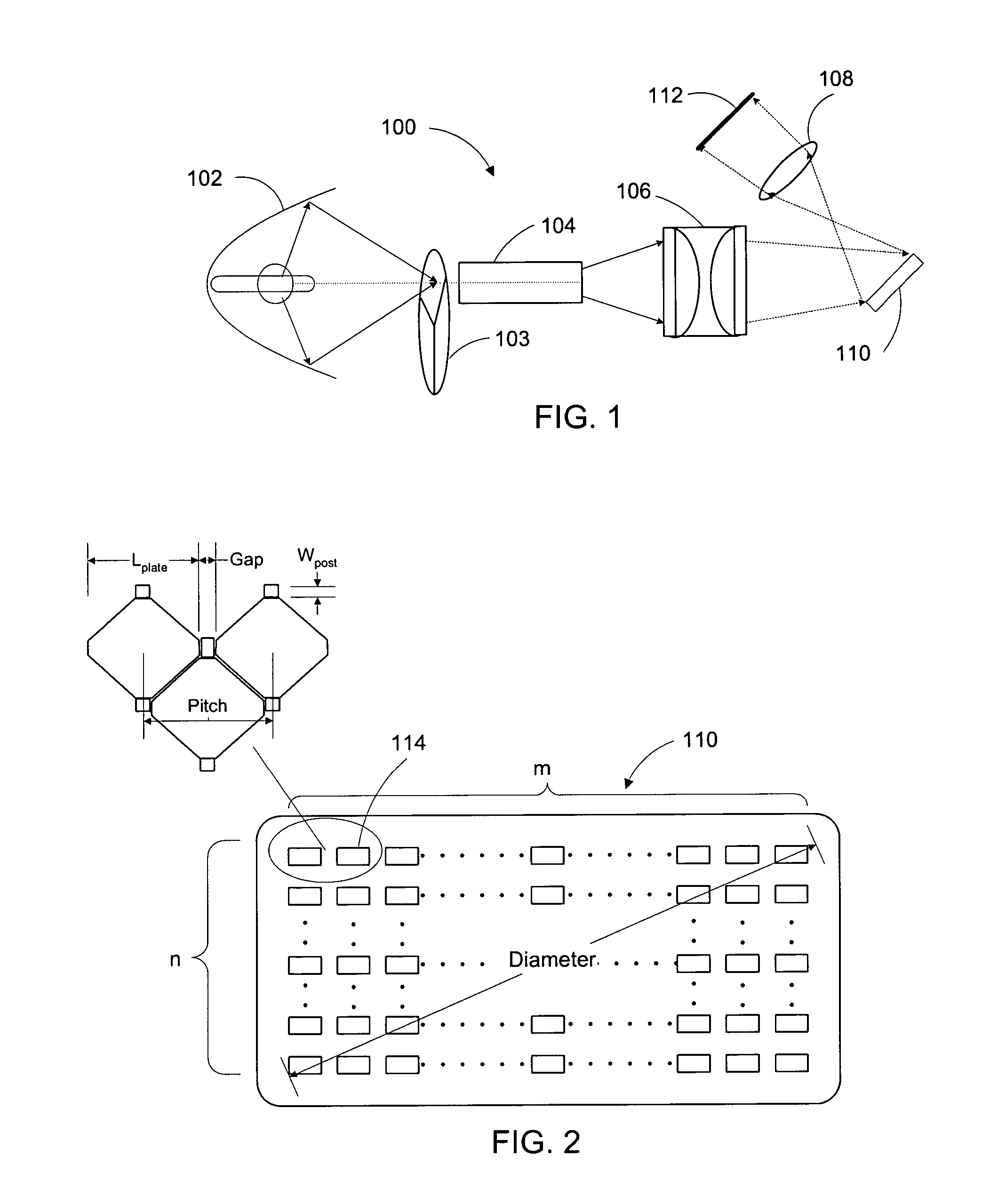 Micromirror having reduced space between hinge and mirror plate of the micromirror