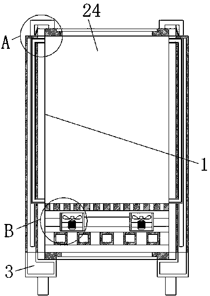 High-speed server heat dissipation cabinet and heat dissipation method thereof