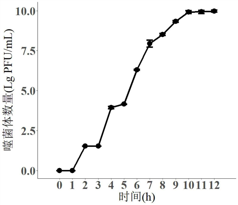 Lysing bacteriophage and application thereof in prevention and control of tobacco soil-borne bacterial wilt