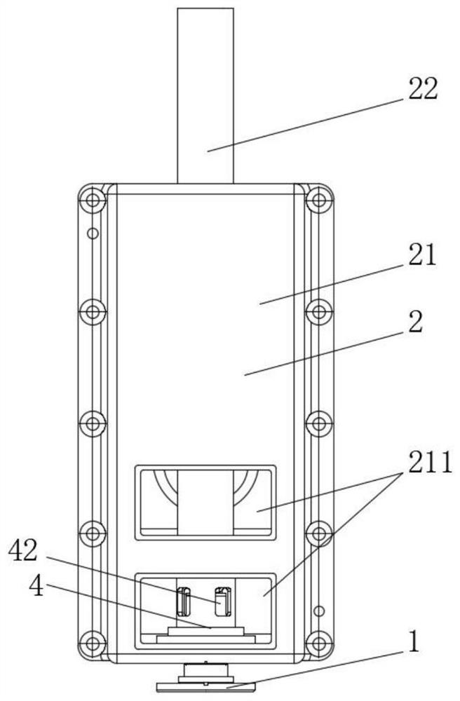 Tail jacking system and spinning machine tool with tail jacking system