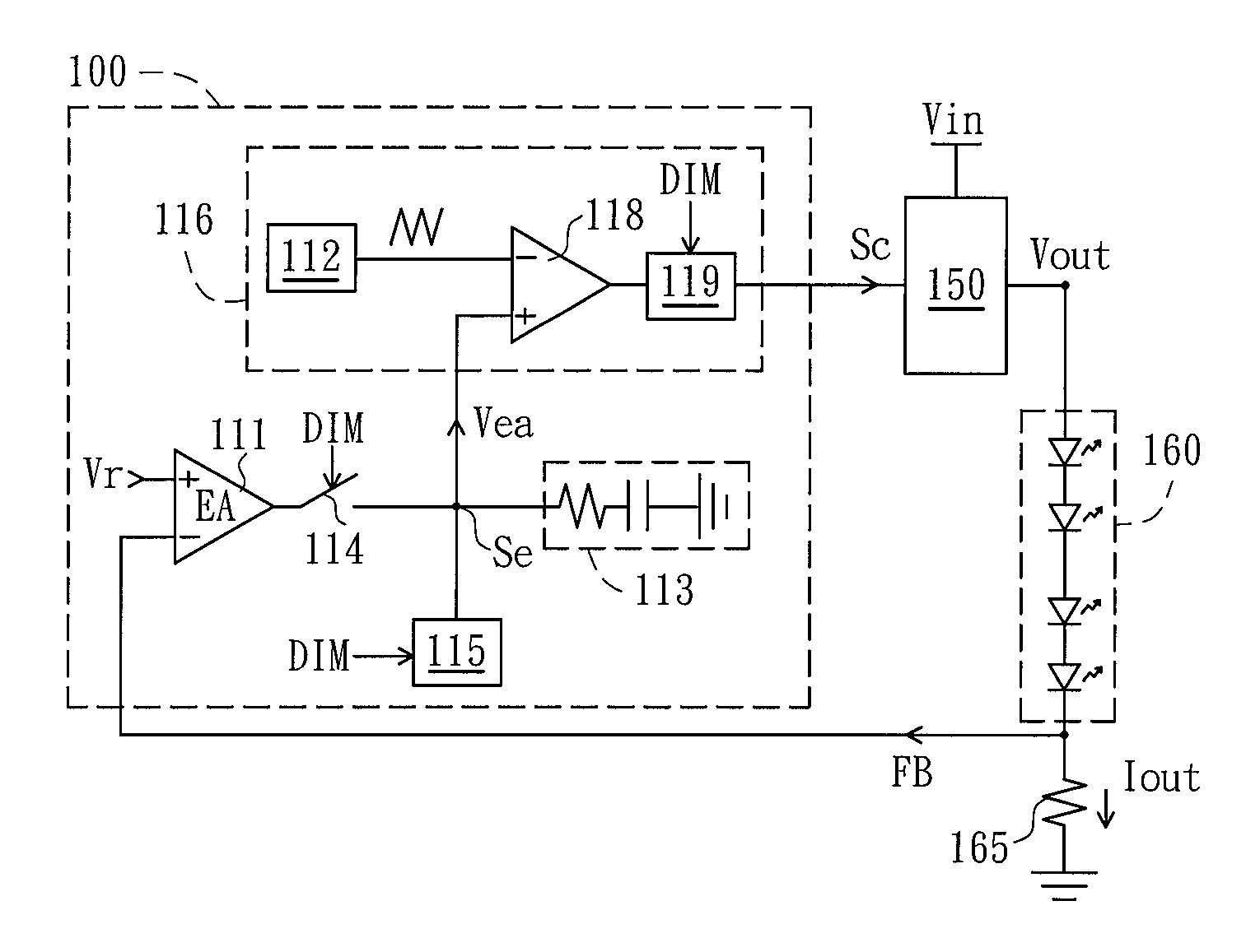 Feedback control circuit and power converting circuit