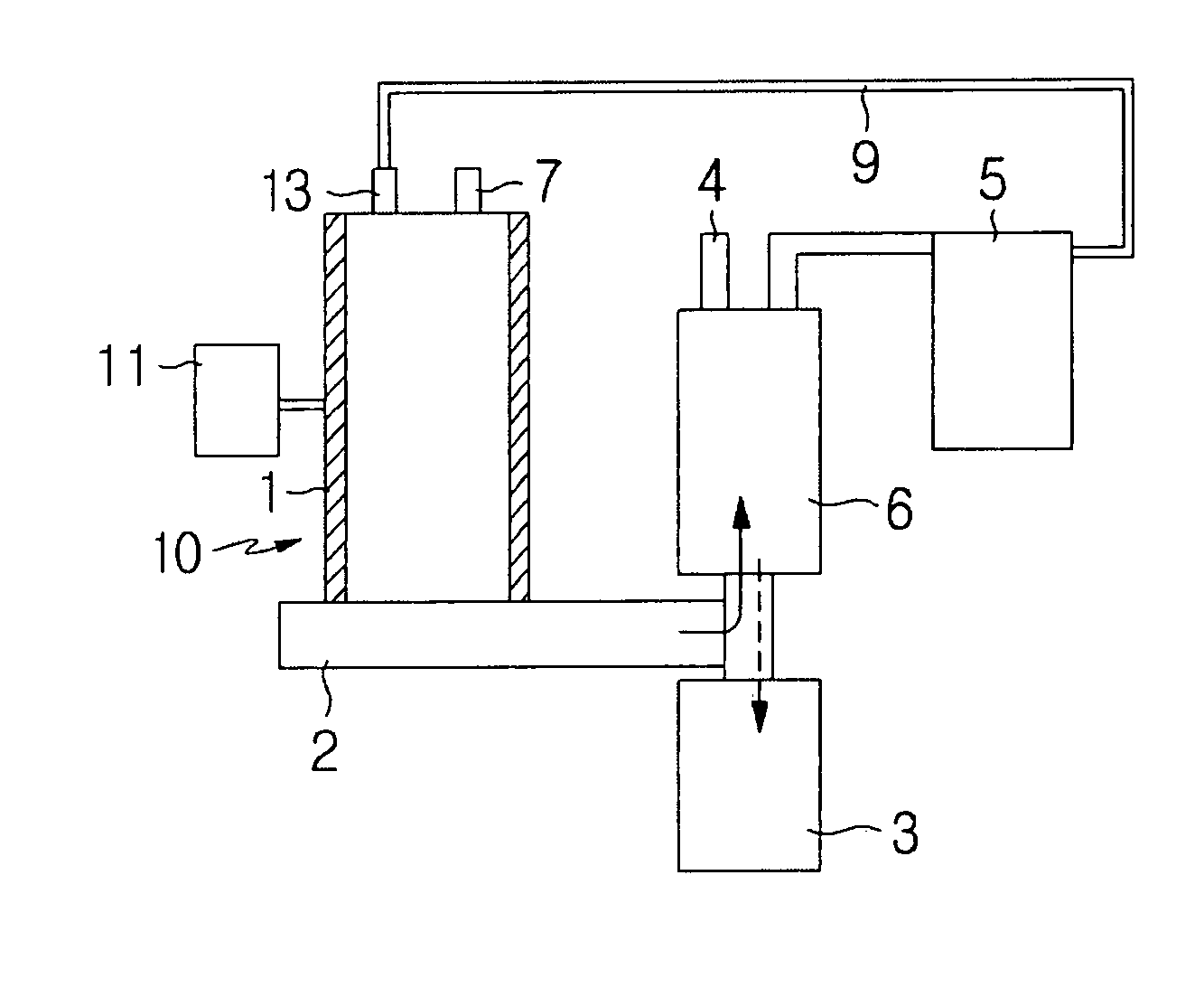 Apparatus for mass production of carbon nanotubes using high-frequency heating furnace