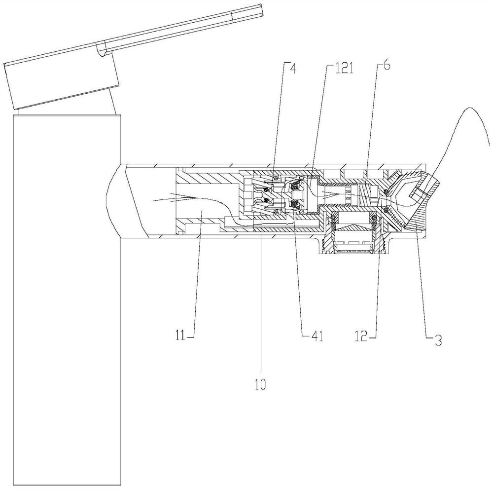 Hidden type diversified water output device