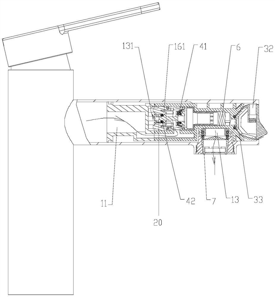 Hidden type diversified water output device