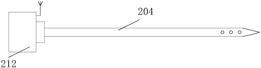 A wireless monitoring system for temperature and humidity of tobacco core