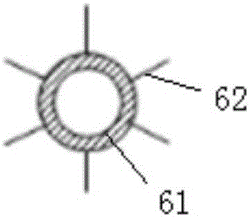 Device and method for treating spraying waste gas jointly through hot corona discharge and high-temperature pyrolysis