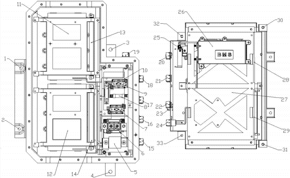 Lithium battery system replacing lead-acid electric vehicle battery system and manufacturing method thereof