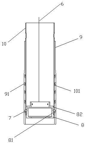 Lifting and swiveling structure