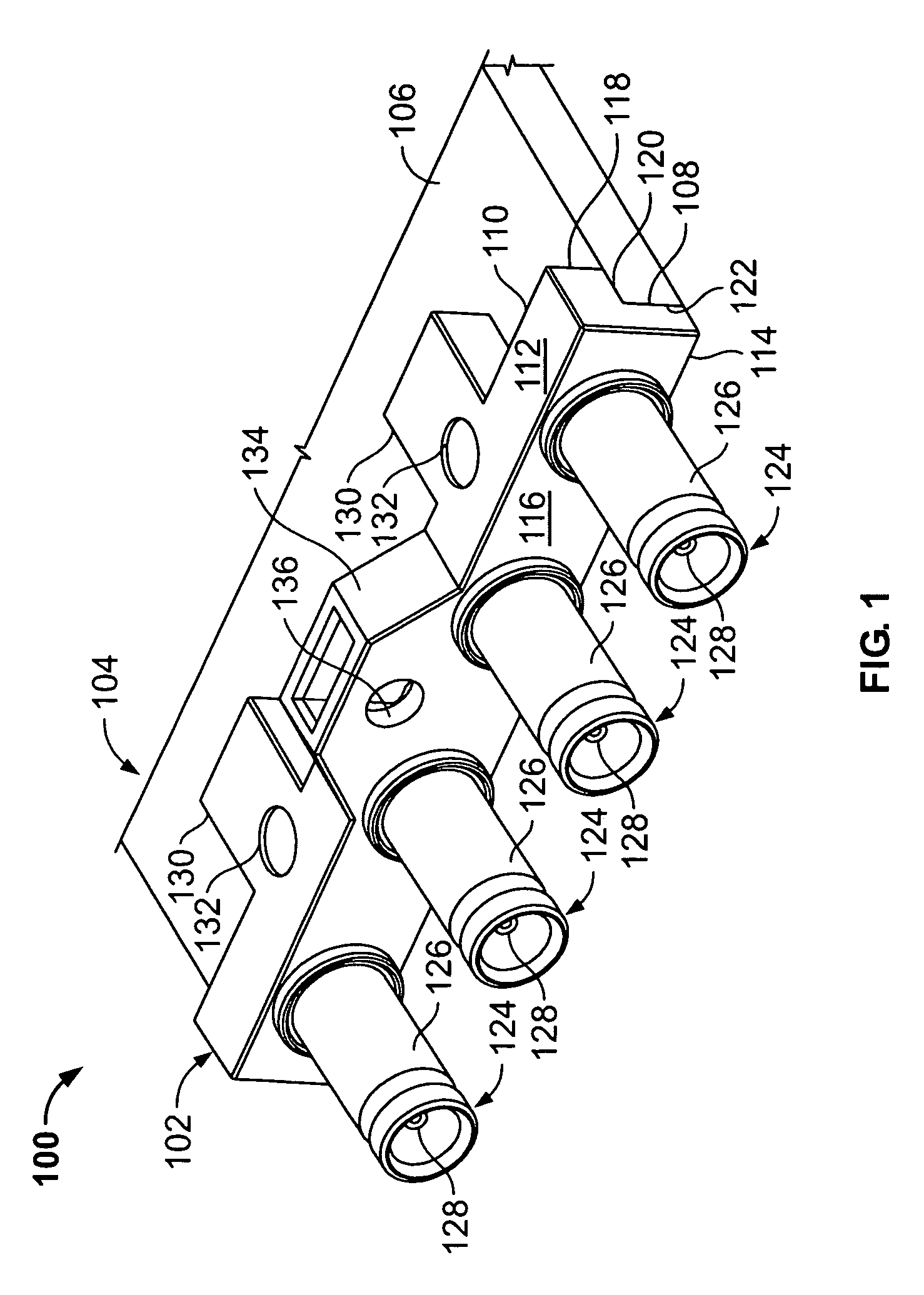 Multi-port RF connector