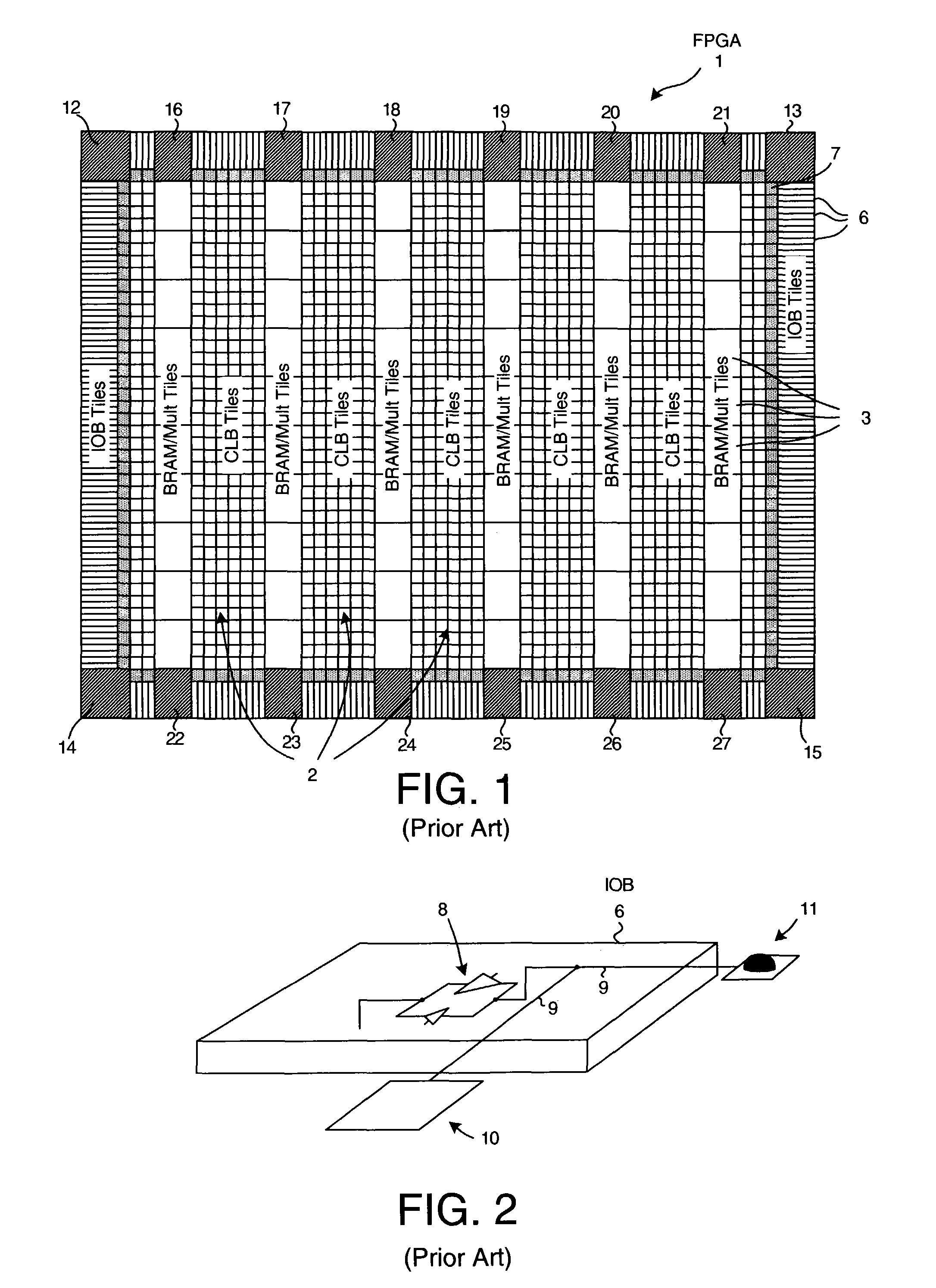 Columnar floorplan