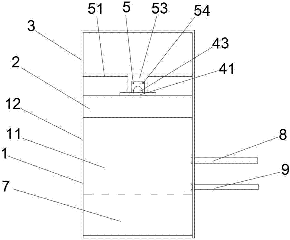 Self-reaction force type reservoir landslide model test device and test method