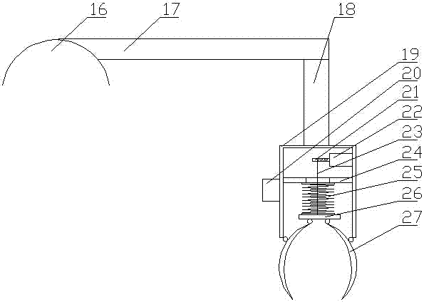 Sound-light integrated self-induction anti-bird robot