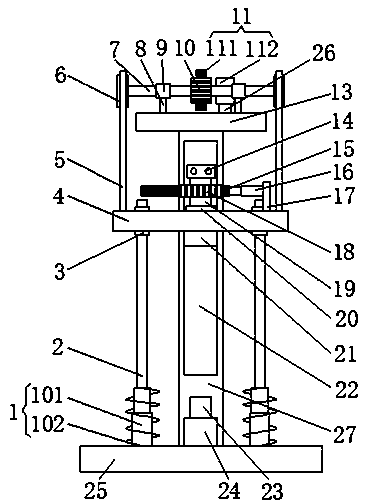 Liftable steering monitoring device for oil exploitation