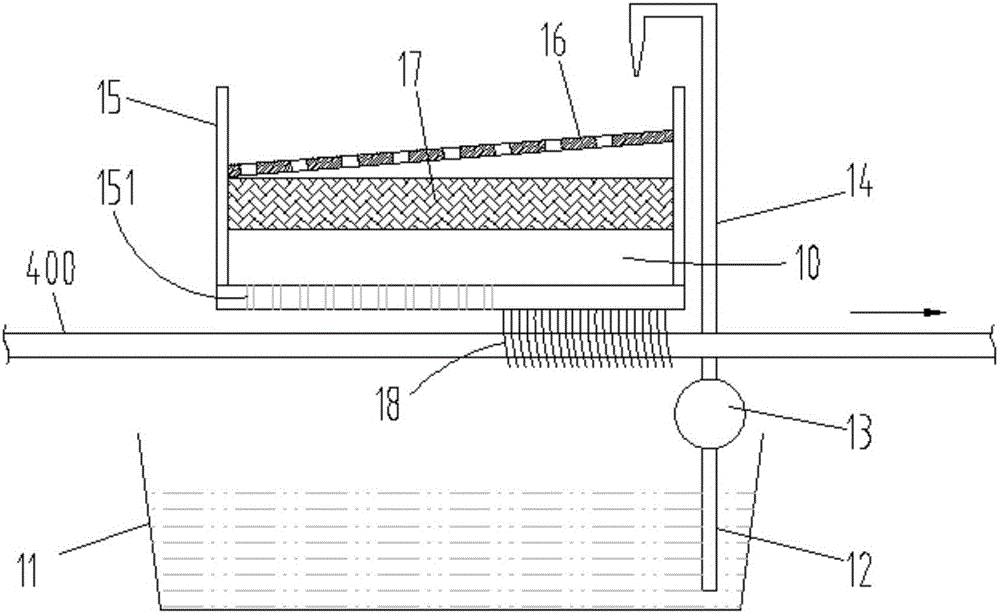 Oiling device for aluminum wire drawing forming