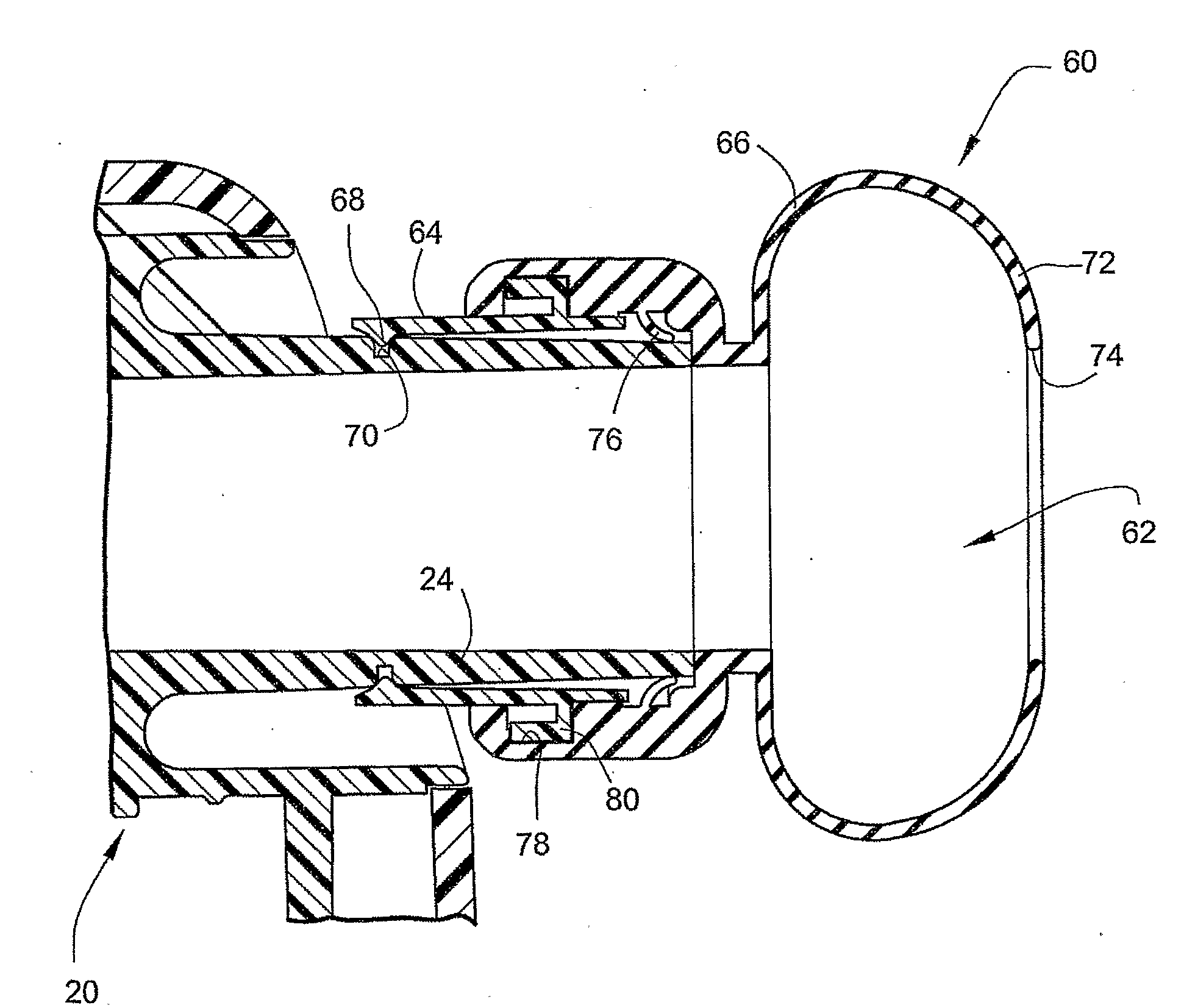 Compliant coupling or adaptor