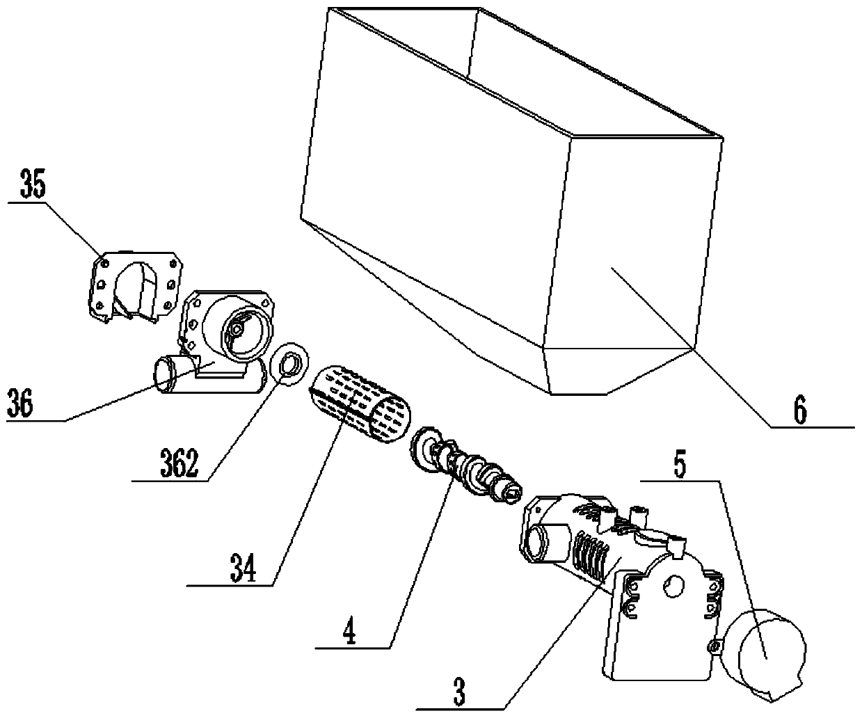 Rice washing device