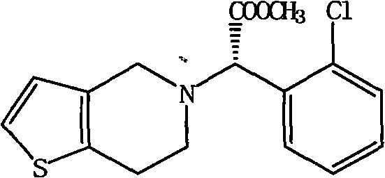 Method for improving resolution yield of clopidogrel camphorsulfonate