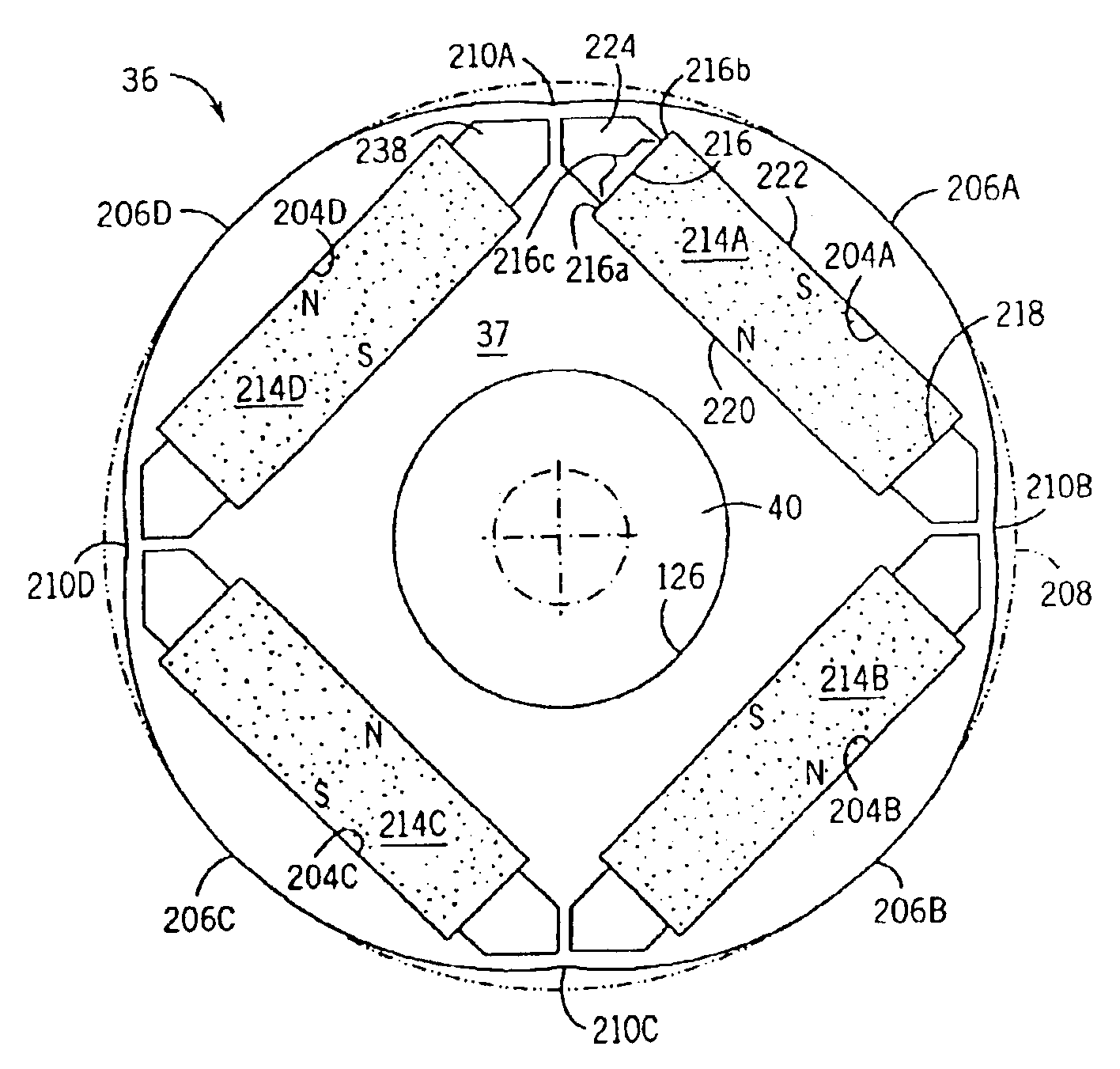 Internal rotor motor