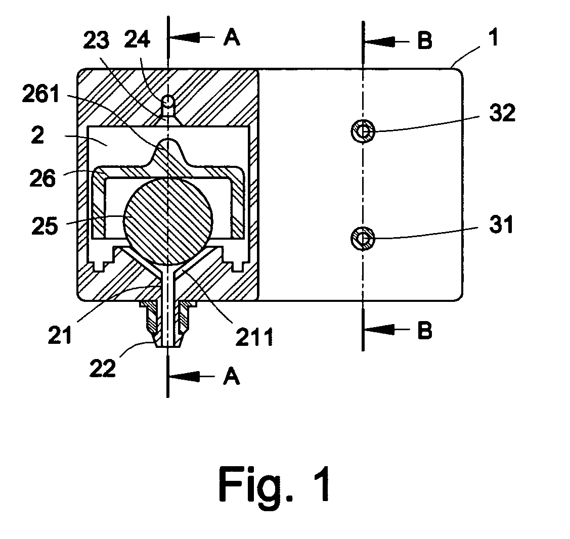 Device combing fuel control valve and carbon canister, or fuel tank