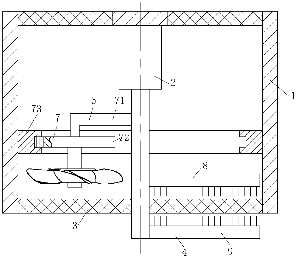 A dust-proof maintenance method for an exhaust fan