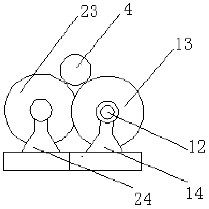 Long-bar timber feeding device