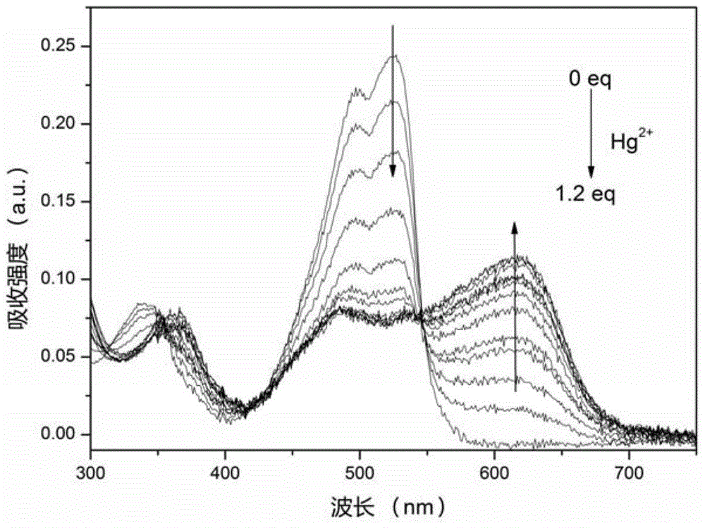 Diketopyrrolopyrrole derivatives in hg  <sup>2+</sup> Applications in testing