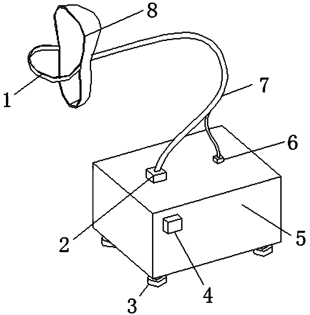 Novel filter oxygen breathing machine for emergency internal medicine