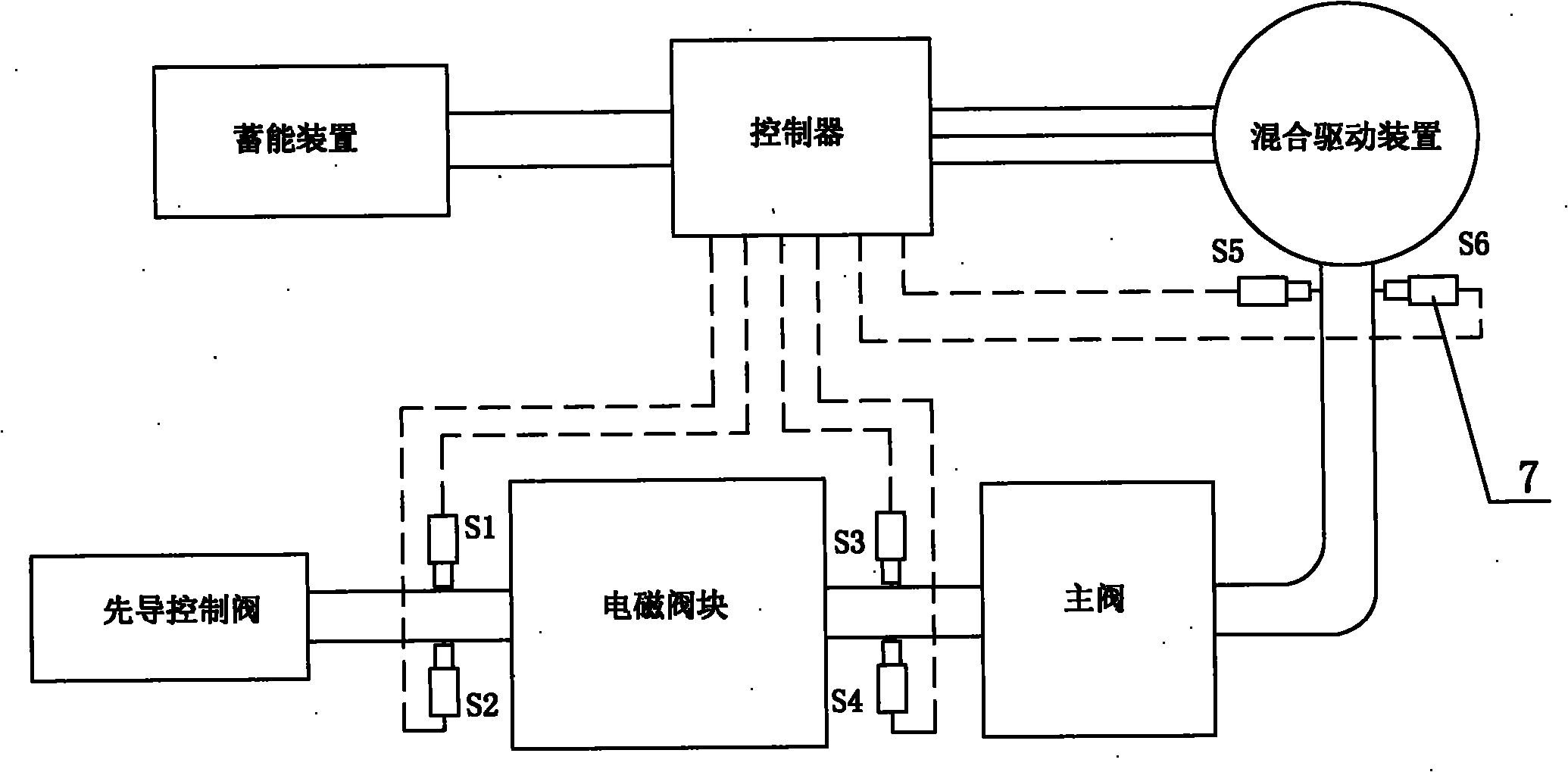 Hydro-electric mixed driving system used for engineering machinery