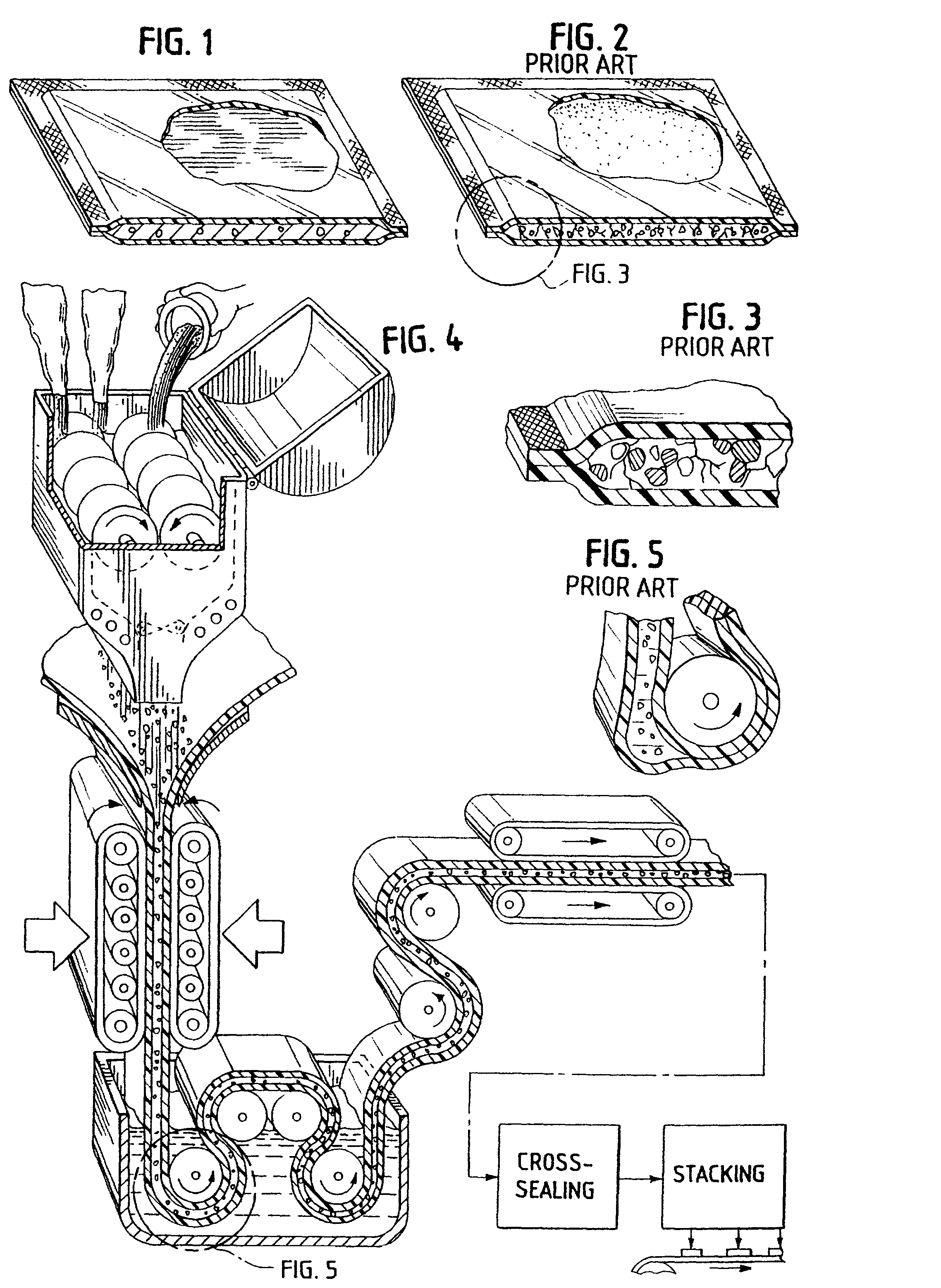 Multi-stage thickening composition for use with packaged food items and process for using same