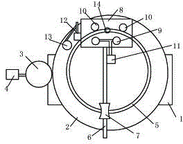 Sealing opening grinding device of sealing head