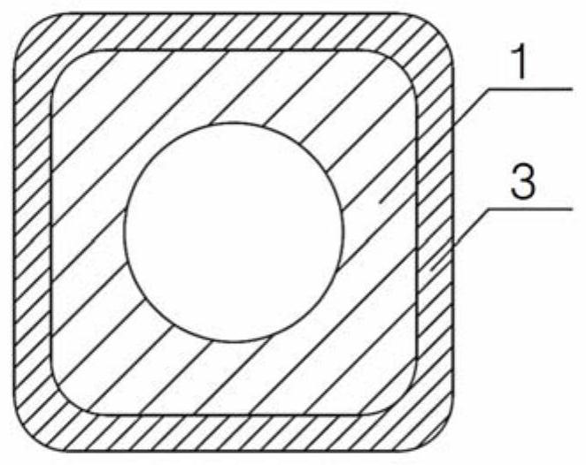 A kind of hollow copper flat wire and preparation method thereof