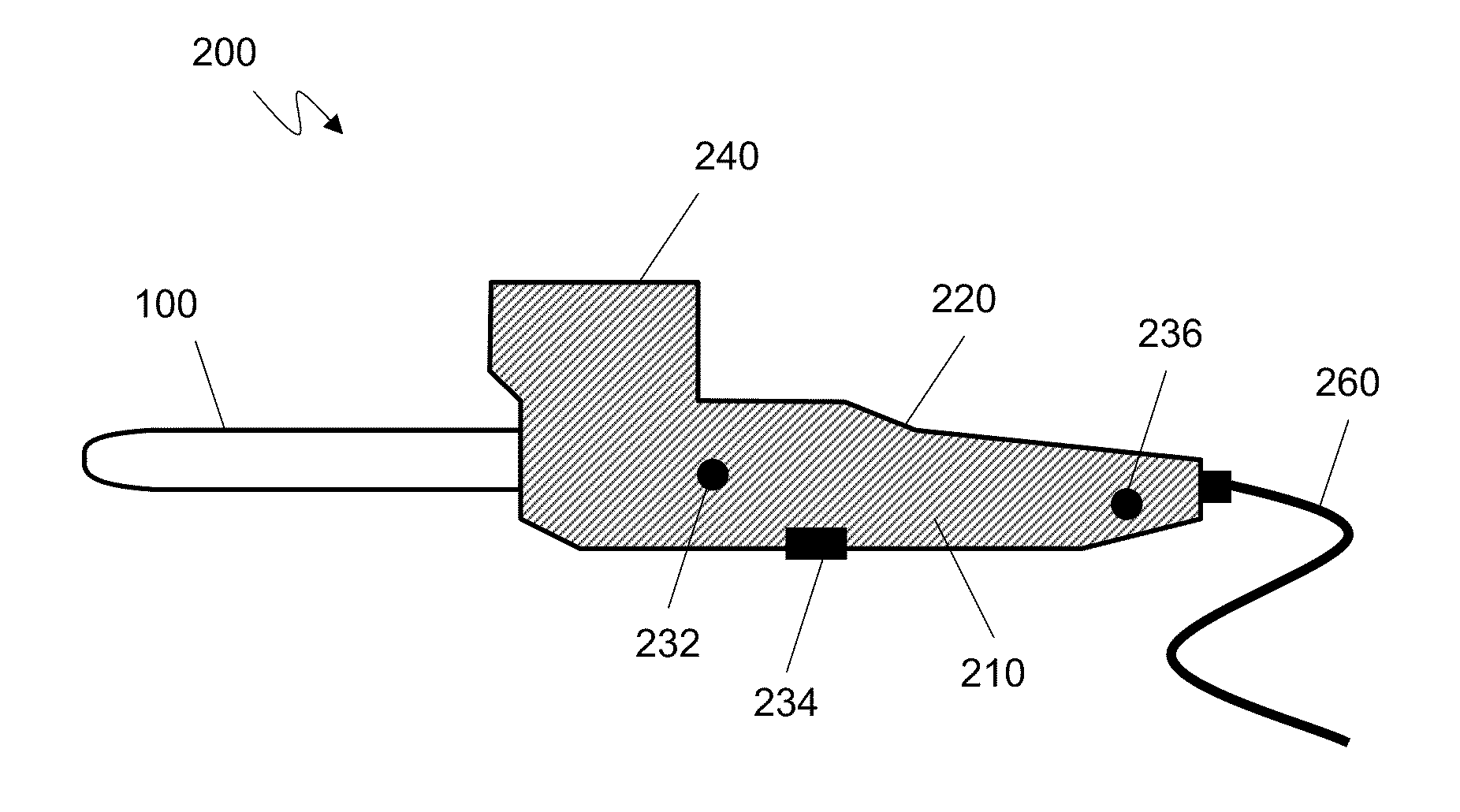 Heated tip implant delivery system