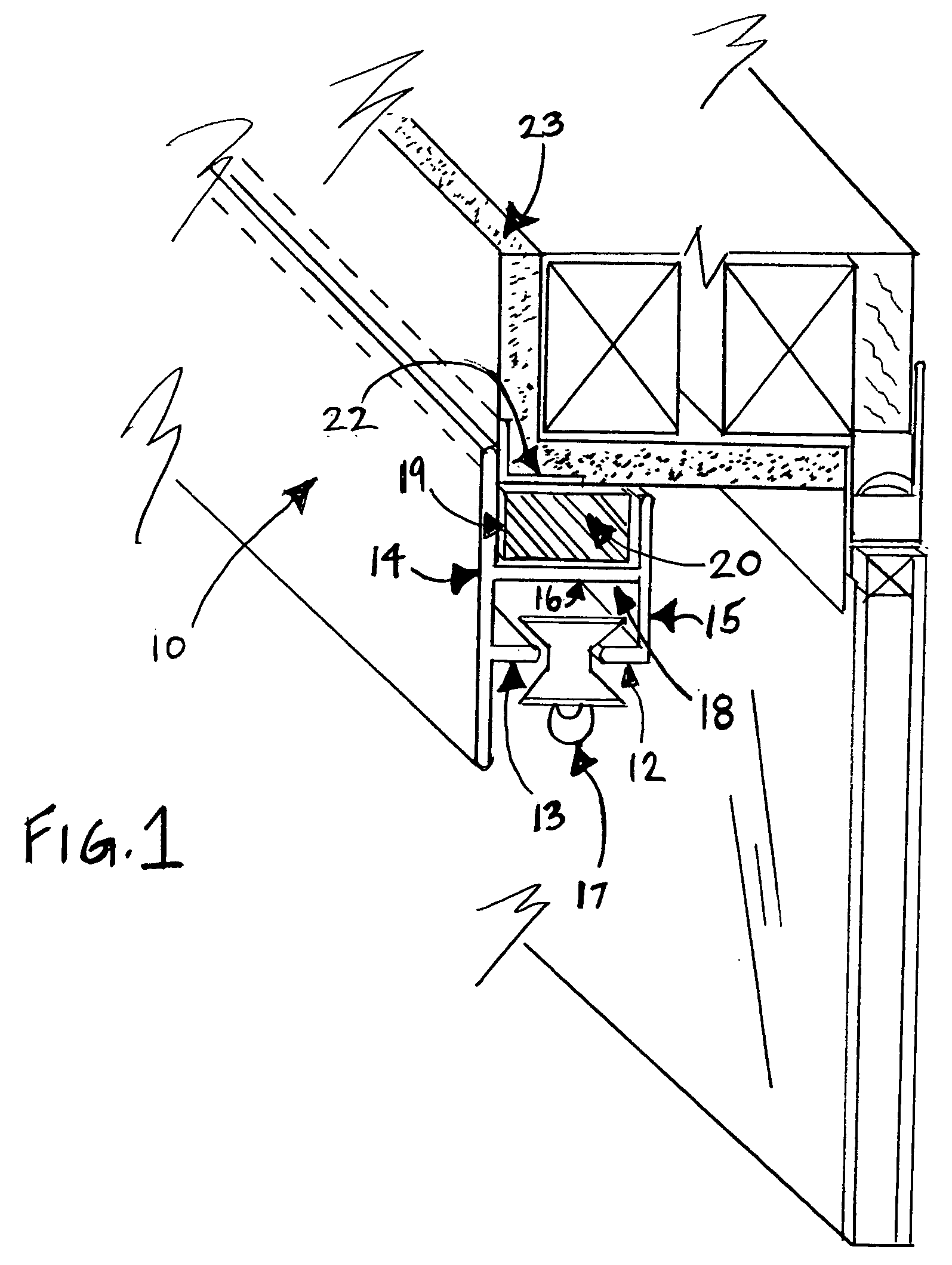 Magnetic drapery track