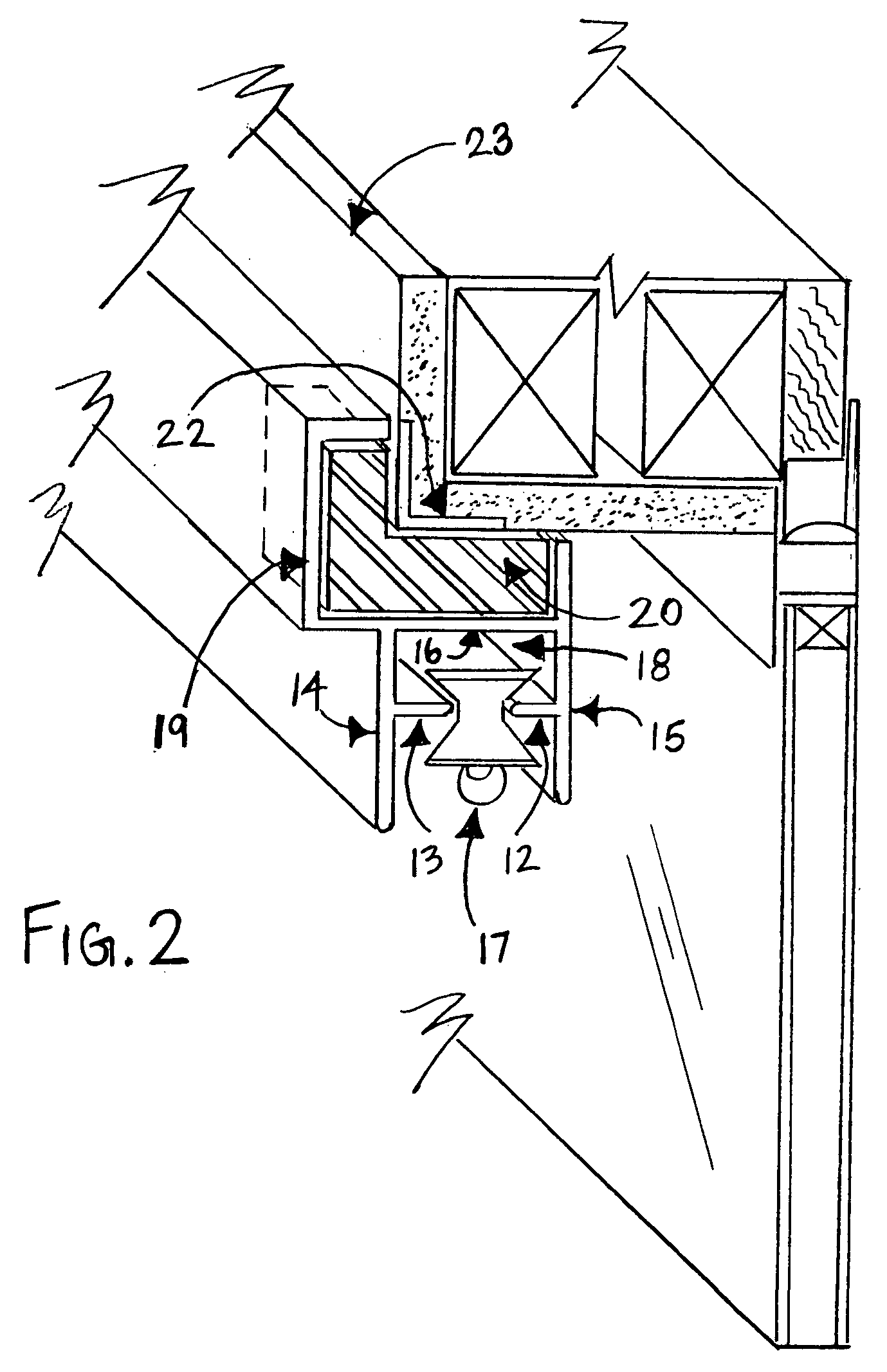 Magnetic drapery track