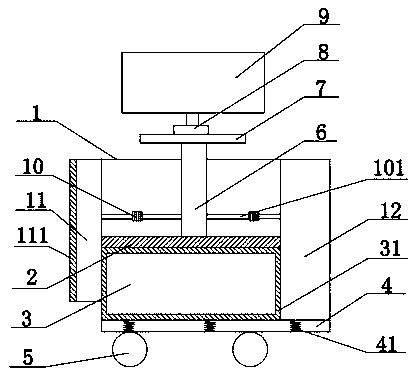 Automatic control system of intelligent stage lighting show and control method