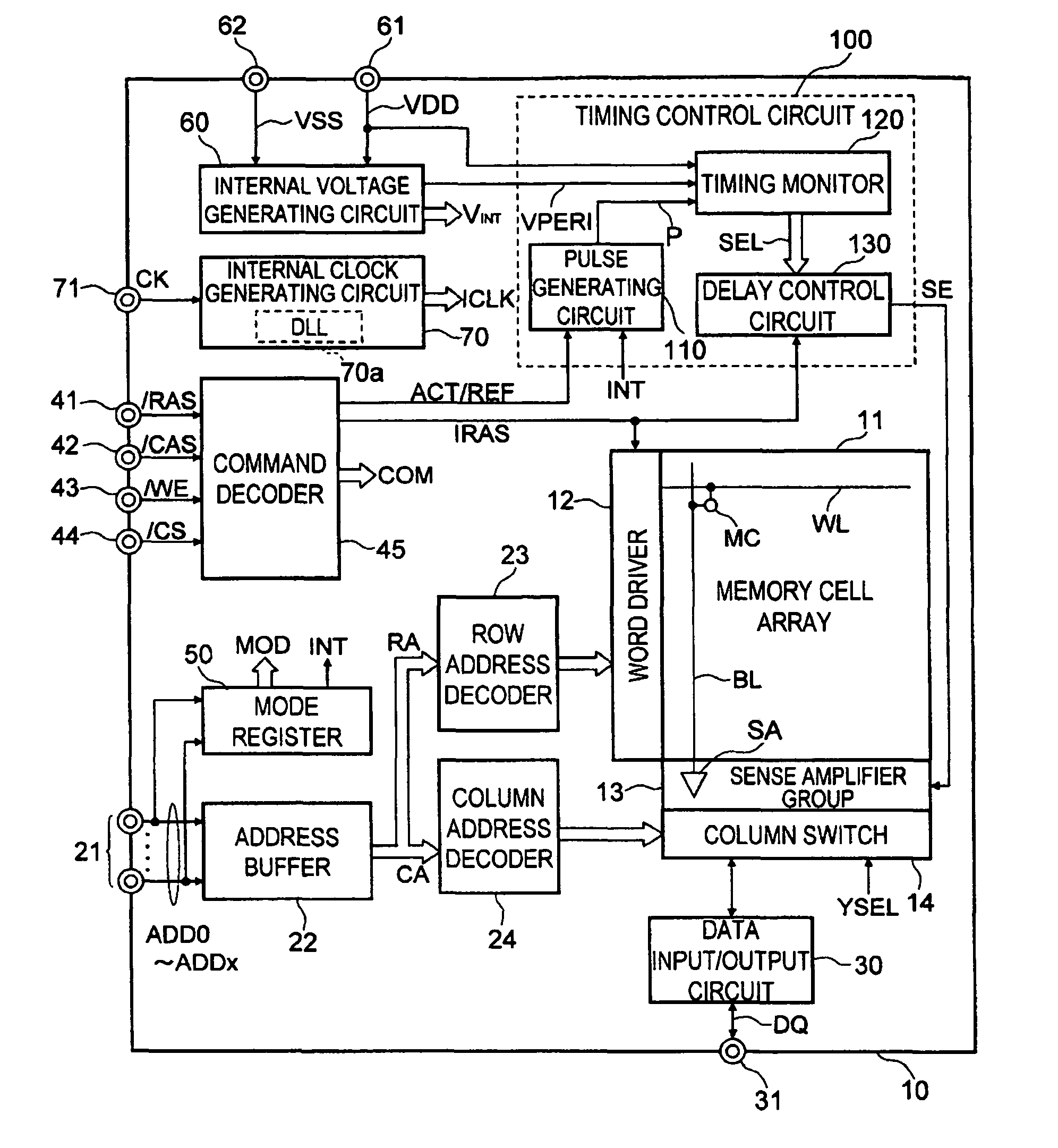 Semiconductor device having delay control circuit