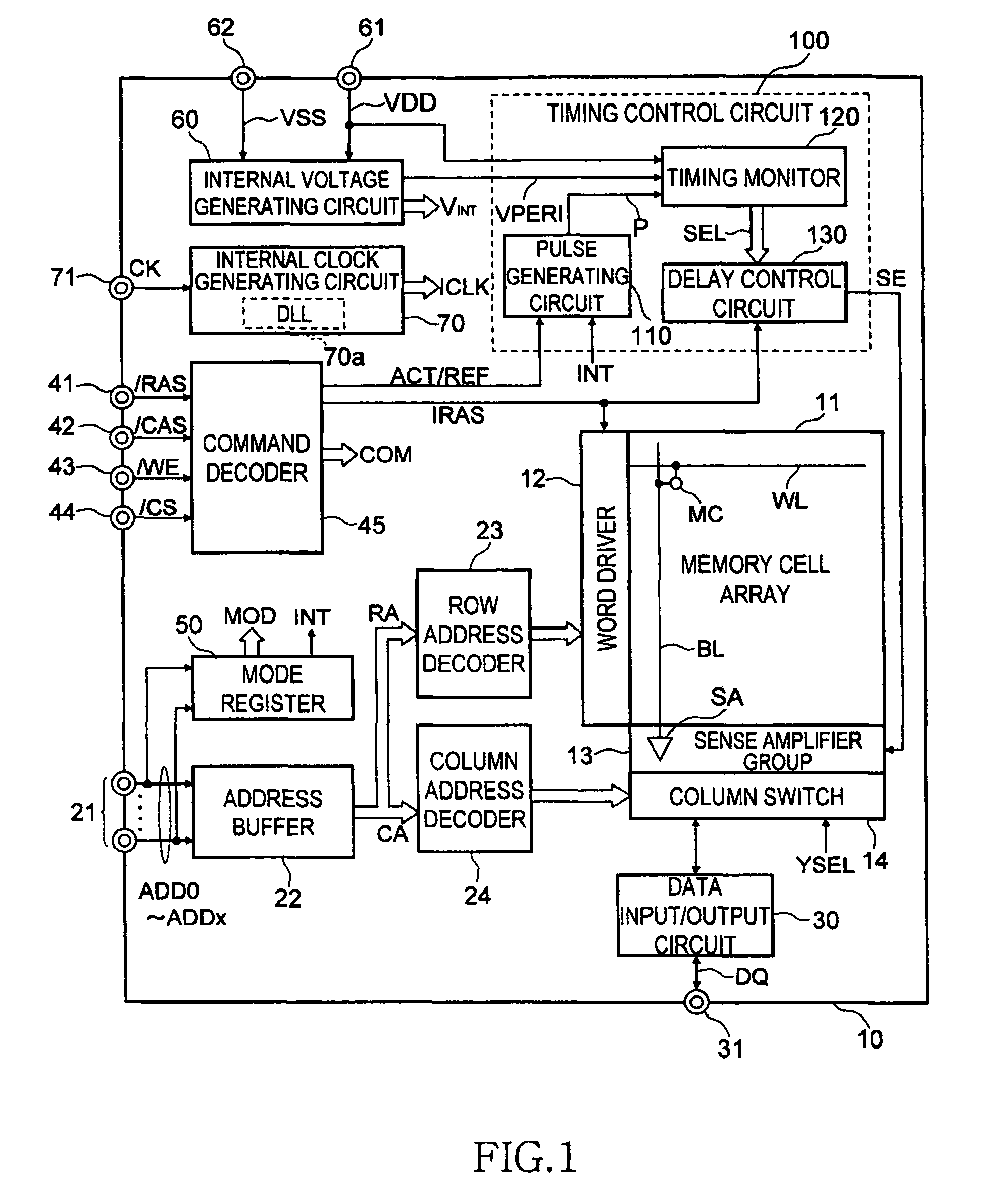 Semiconductor device having delay control circuit