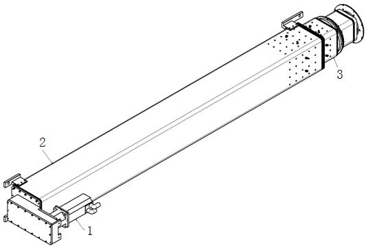 Large stroke precision two-stage electric cylinder