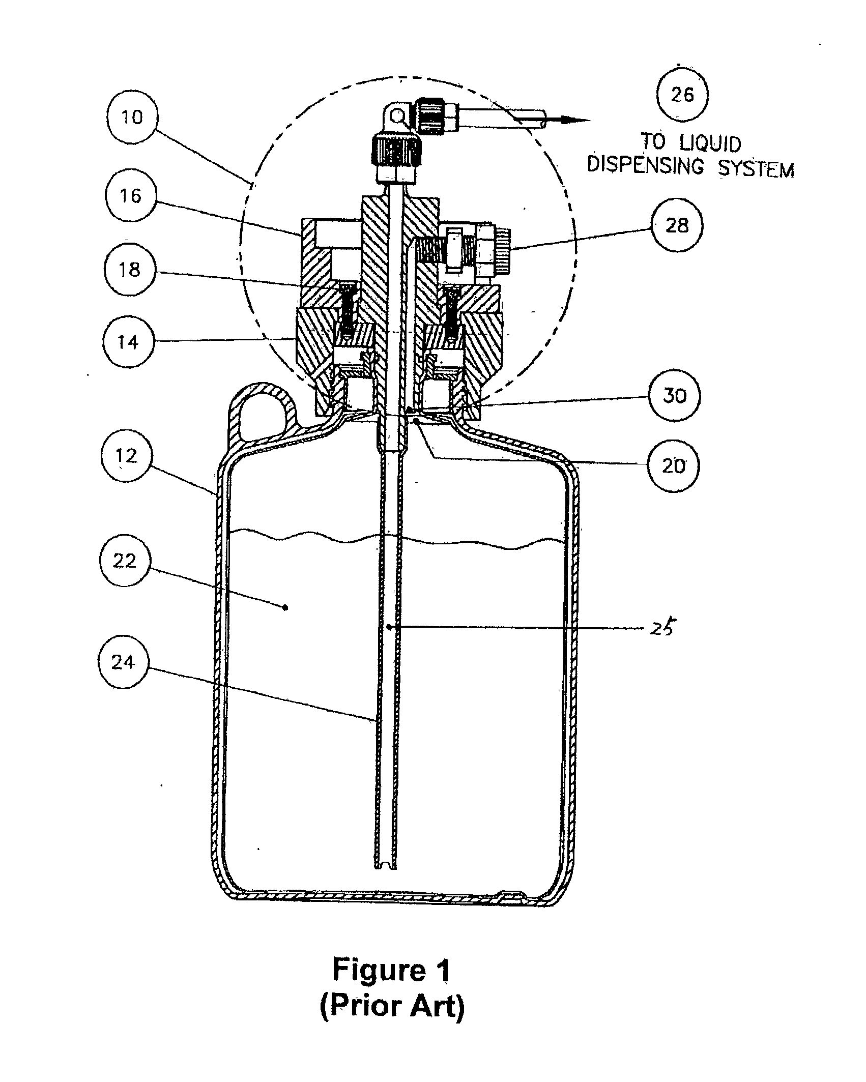 Apparatus and method for dispensing high-viscosity liquid