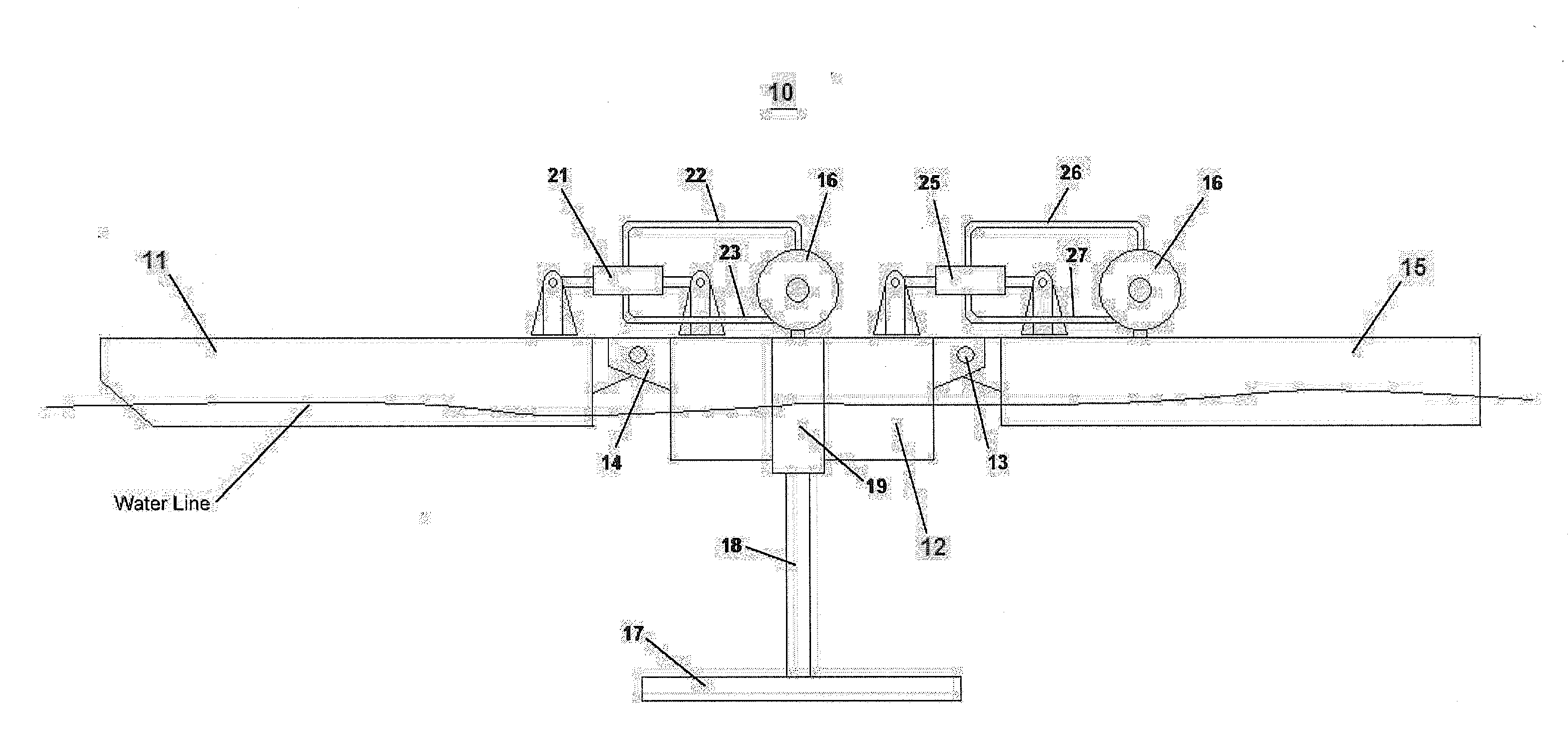 System and method for renewable electrical power production using wave energy