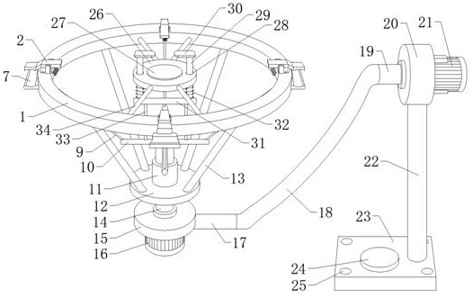 Novel machining, positioning and overturning device for hydraulic accessories