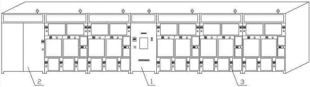 Intelligent cabinet with comprehensive functions of fresh product purchasing, express delivery and table reservation and realization method of intelligent cabinet