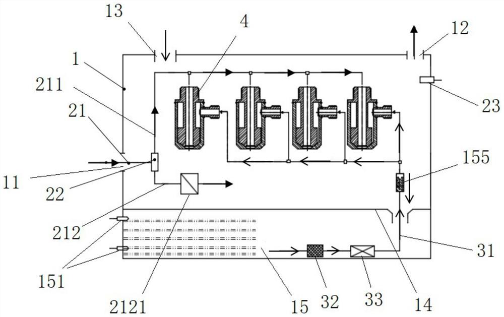 Fuel cell humidifying system and fuel cell system