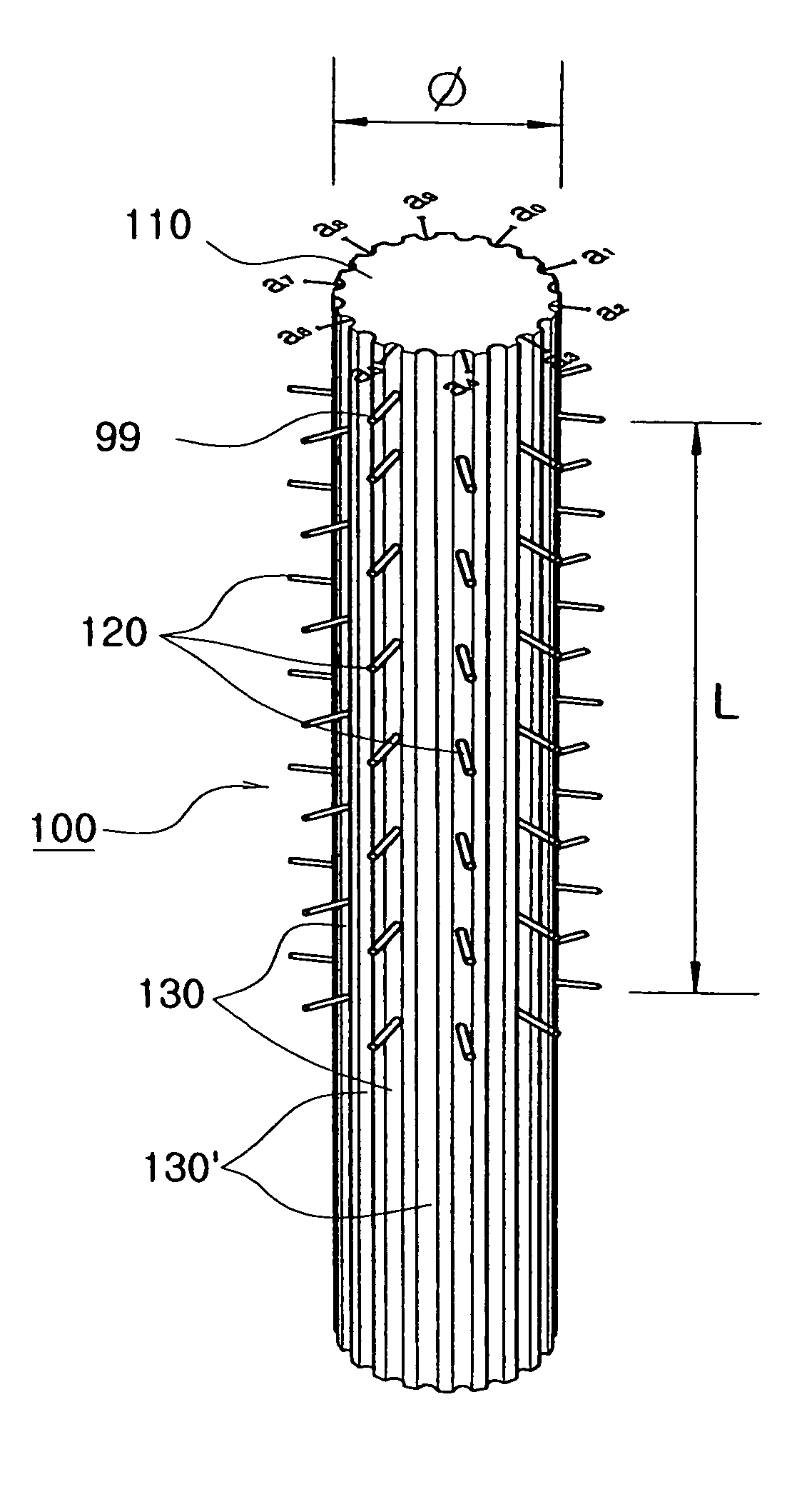 Flexible self-expandable stent using a shape memory alloy and method and apparatus for fabricating the same