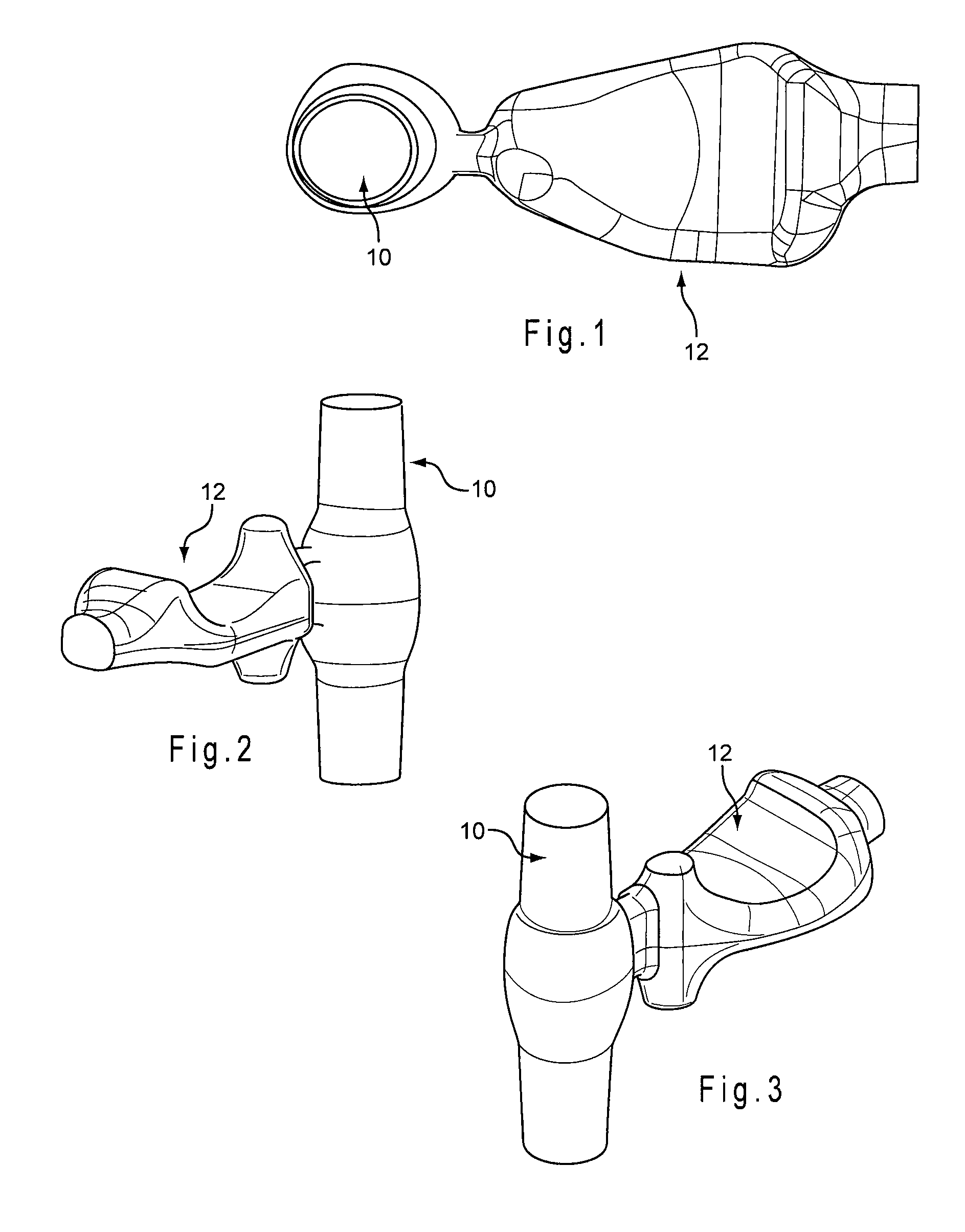 Knuckle formed without a finger core