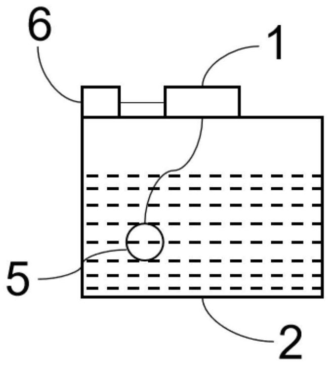 Switching device based on water induction and control method thereof