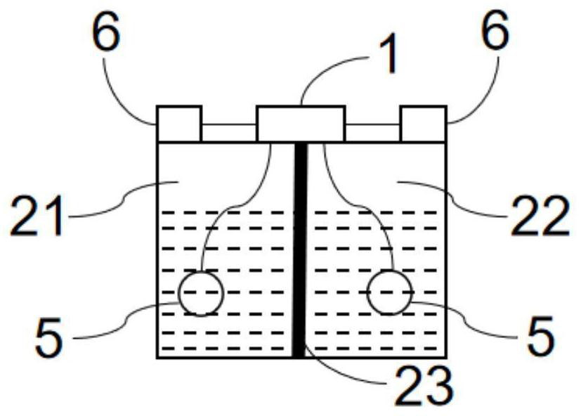 Switching device based on water induction and control method thereof